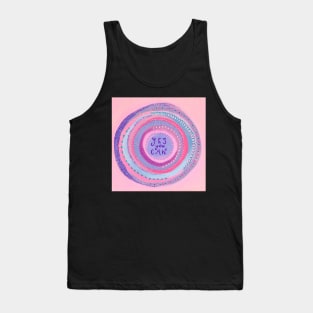 Yes you can/ Positive Vibes Mandala Tank Top